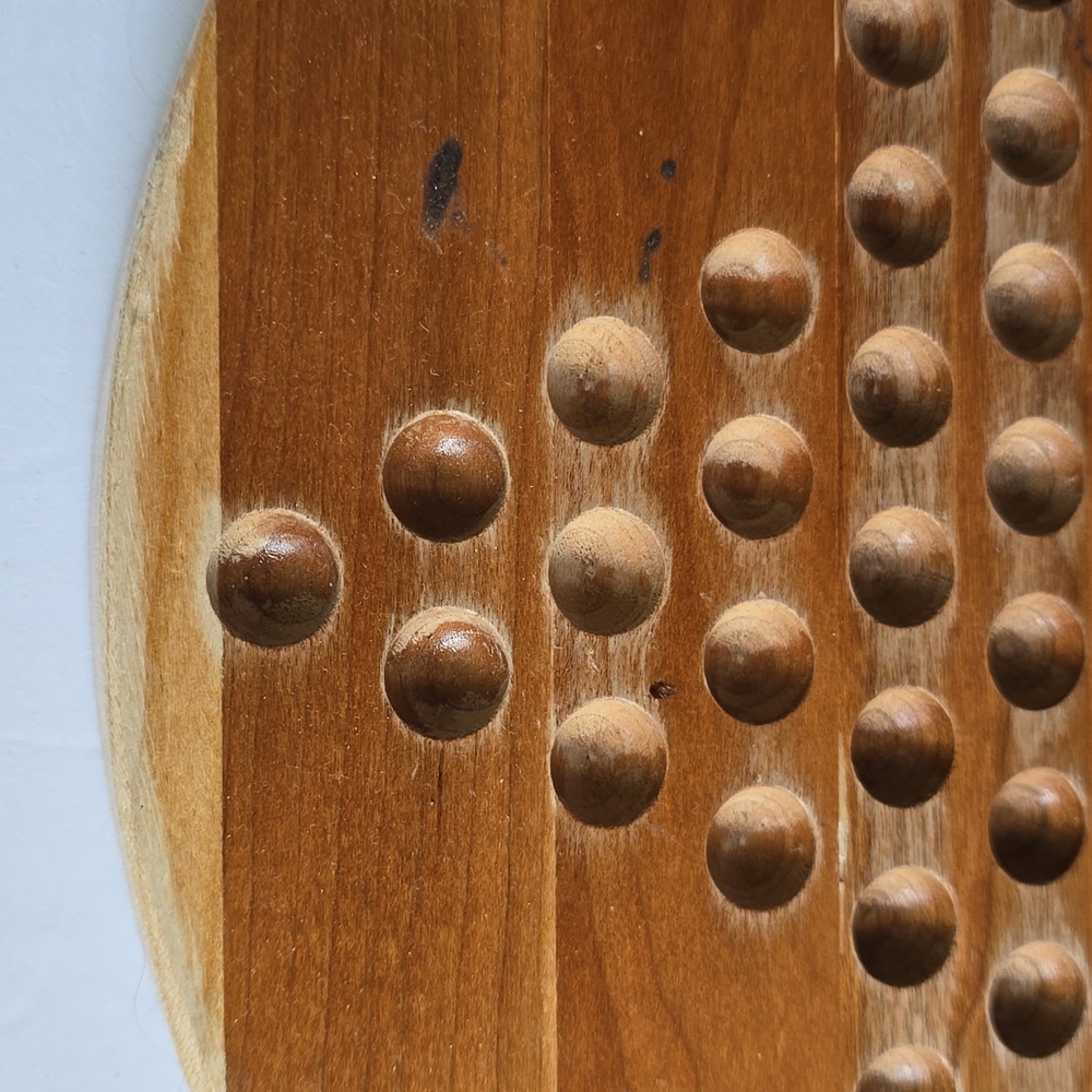 Wooden Chinese Checkers Game Board Vermont Made Maple Landmark Woodcraft Company - Picture 4 of 12